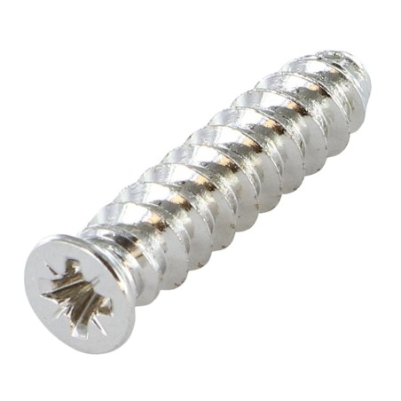 1 x Euro screw Countersunk Head Pozi 6.3X14 Head Diameter: 7.5 Nickel Plated