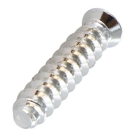 1 x Euro screw Countersunk Head Pozi 6.3X14 Head Diameter: 7.5 Nickel Plated