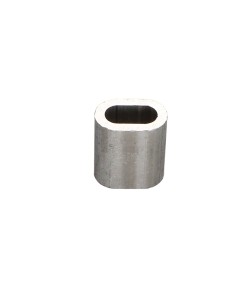 Crimp sleeve Aluminium for cable textile core Diameter 6... 2