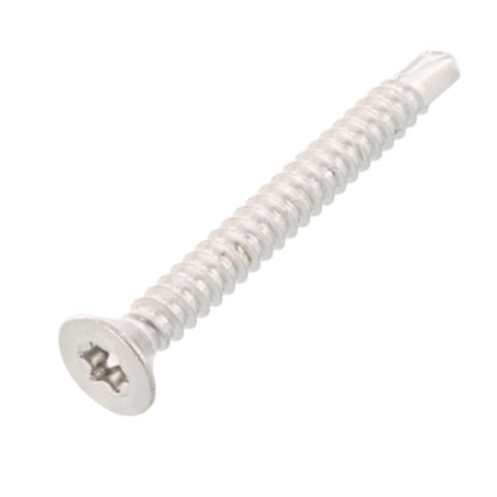 1 x Self Drilling Countersunk Head 4.8X80 T25 Stainless Steel Aisi 410