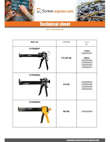 1 x Caulking Gun 410 ML