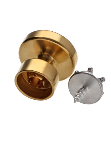 1 x Coat hook decorative Brass with fixing for...