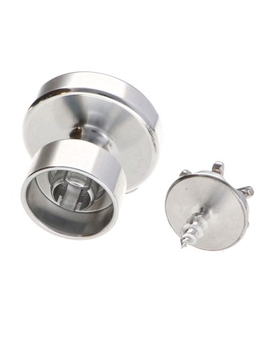 1 x Coat hook decorative Aluminium with fixing...