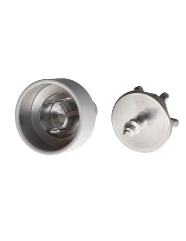 1 x Hook decorative Aluminium White with fixing...