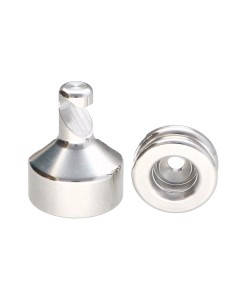 Hook decorative Aluminium with fixing multi-material...