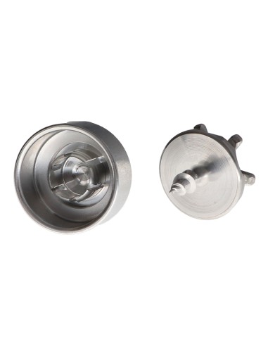 1 x Hook decorative Aluminium with fixing for...