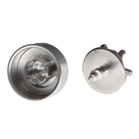 1 x Hook decorative Aluminium with fixing for plasterboard L'ATTACHANTE