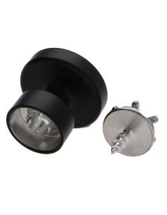 Coat hook decorative Aluminium Black with fixing for... 2
