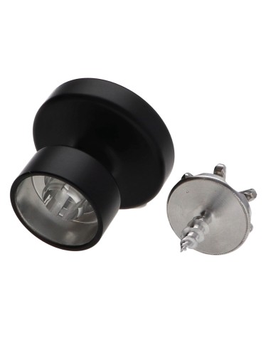 1 x Coat hook decorative Aluminium Black with...