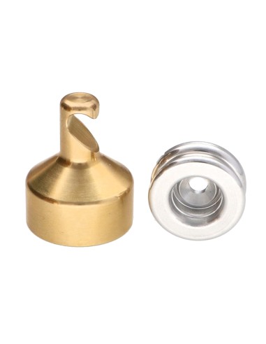 1 x Hook decorative Brass with fixing...