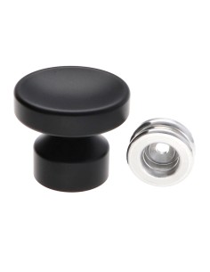 Coat hook decorative Aluminium Black with fixing...