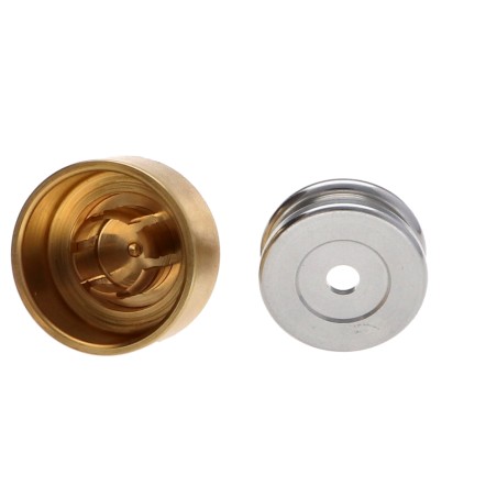 1 x Hook decorative Brass with fixing multi-material L'ATTACHANTE