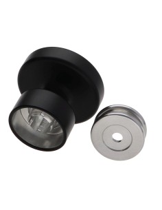 Coat hook decorative Aluminium Black with fixing... 2