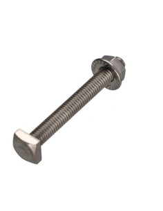 Box of 50 T.CAR 6X50 +50 Nut With Serration M6 Stainless...