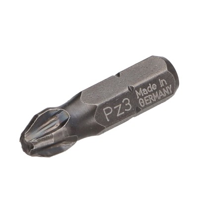 1 x Bit Industrial quality 1/4" C6.3 Pozi PZ3 Length 25