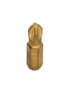 Bit Industrial quality 1/4" C6.3 Titanium Pozi PZ3 Length 25 2