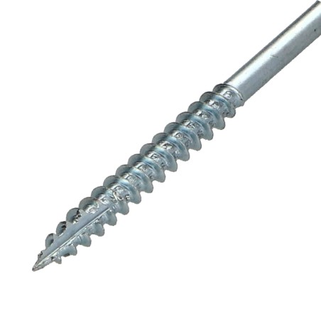 1 x Chipboard Screw Tekor Countersunk Head With Serration Pozi PZ2 4X60 Thread Length: 36 cut Type 17 Drilling Point Zinc