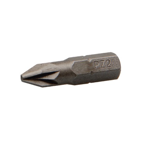 1 x Bit Industrial quality 1/4" C6.3 Pozi PZ2 Length 25