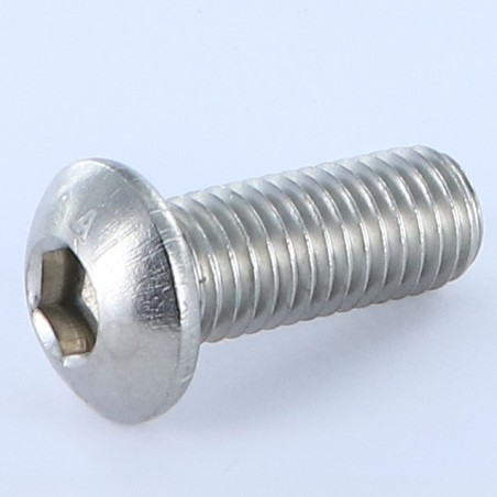 1 x Machine Screw Hex Socket Pan Head Cap M10X16 Full Thread Hexagon Socket 6 Stainless Steel A4