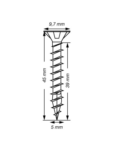 1 x Spax T-STAR MORE Countersunk Head T20...