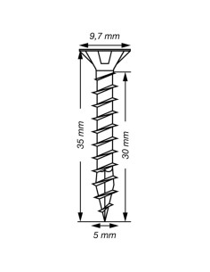 Spax T-STAR MORE Countersunk Head T20 Stainless Steel A2... 2