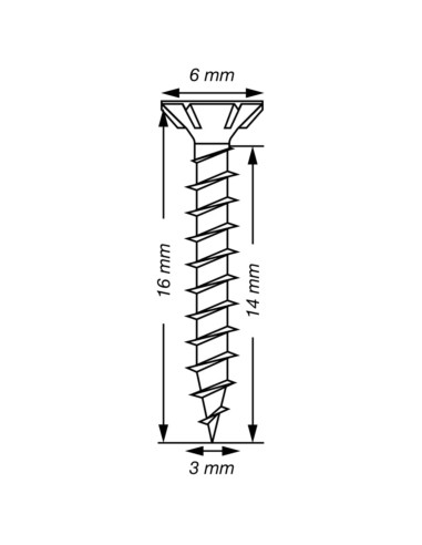 1 x Spax T-STAR MORE Countersunk Head T10...