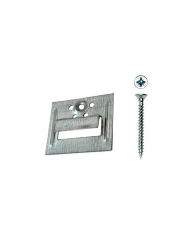 1 x Paneling clips no 3 + Screw Zinc Plated