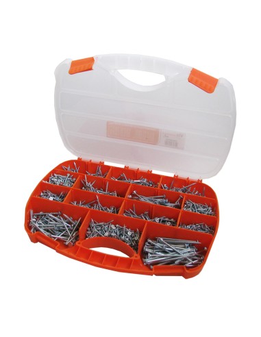 1 x Set of 1700 Chipboard Screw Tekor...