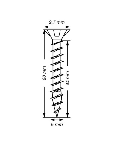 1 x Spax T-STAR MORE Countersunk Head T20...