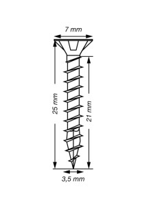 Spax T-STAR MORE Countersunk Head T15 Stainless Steel A2... 2