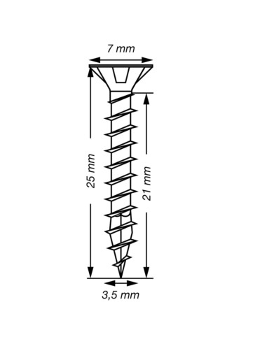 1 x Spax T-STAR MORE Countersunk Head T15...