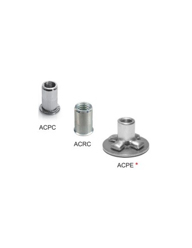1 x Set of 500 Rivet nut Steel DEGOMETAL