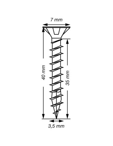1 x Spax T-STAR MORE Countersunk Head T15...