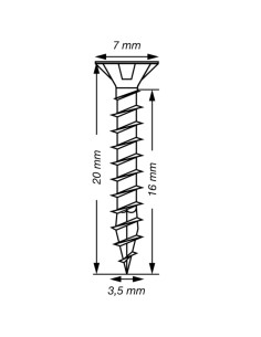 Spax T-STAR MORE Countersunk Head T15 Stainless Steel A2... 2
