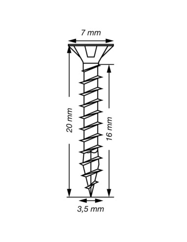 1 x Spax T-STAR MORE Countersunk Head T15...