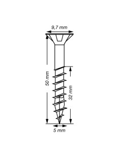 Spax T-STAR MORE Countersunk Head T20 Stainless Steel A2... 2