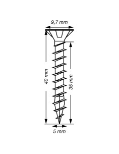 Spax T-STAR MORE Countersunk Head T20 Stainless Steel A2... 2