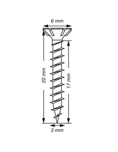 Spax T-STAR MORE Countersunk Head T10 Stainless Steel A2... 2