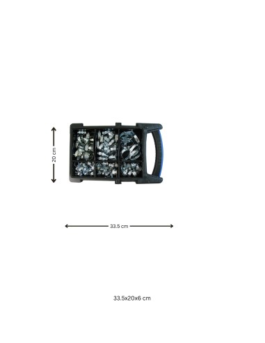 1 x Set of 100 Hose clamp BAND 9