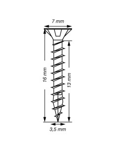Spax T-STAR MORE Countersunk Head T15 Stainless Steel A2... 2
