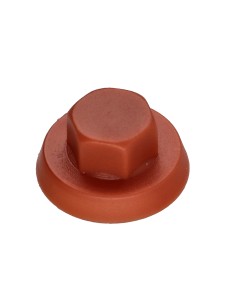 Cap Hexagonal Head Polyethylene Ral8004/Copper Brown for...