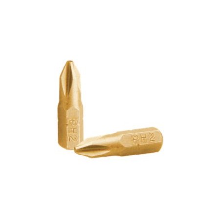 1 x Bit Industrial quality 1/4" C6.3 Titanium Phillips 2 Length 25