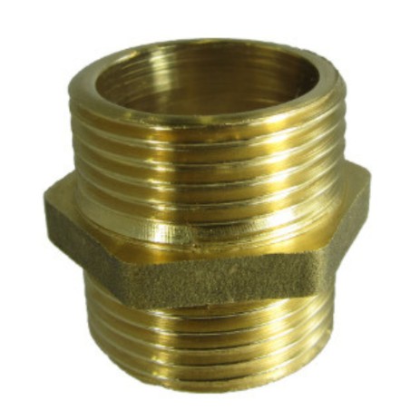 1 x Nipple figure 280 Male / Male 4" Brass