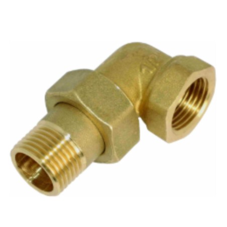 1 x Sphereconical elbow union fitting 26x34 (1") Male/Female Brass Figure 98
