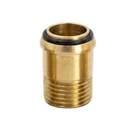 1 x Elbow union fitting with O-ring seal 26x34 (1") Male/Female Brass Figure 97