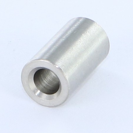 1 x Coupling Nut Cylindrical Smooth 5X3 Diameter Internal 2.5 Stainless Steel