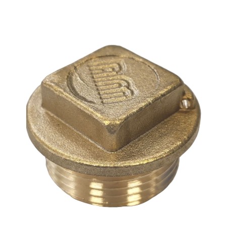 1 x Male plug Figure 290 50x60 (2") Square Head Brass