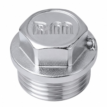 1 x Male plug Figure 290 with lead seal 15x21 (1/2") Chrome Plated Brass