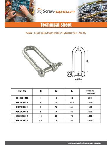1 x Snackle Right Long Forged Stainless Steel...