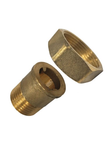 1 x Flat union fitting Male/Female 20x27 (3/4")...